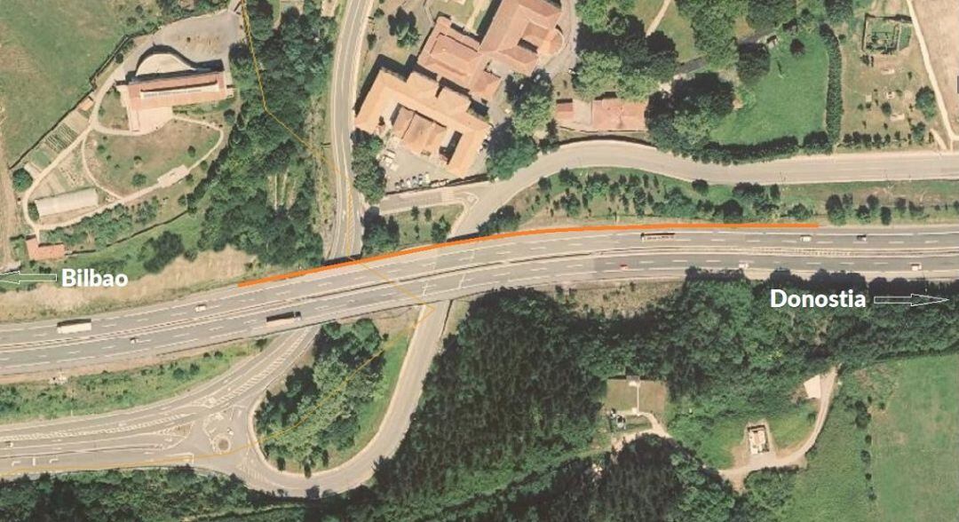 Pantalla de protección acústica en Zaldibar