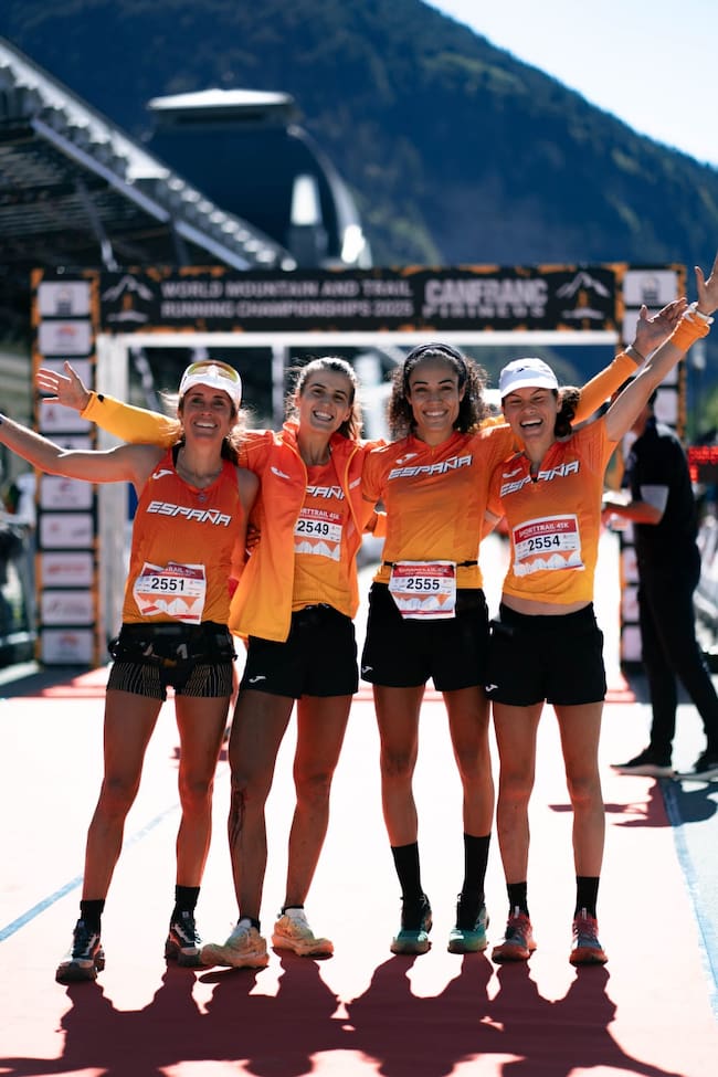 La Selección Española, subcampeona del mundo de Trail
