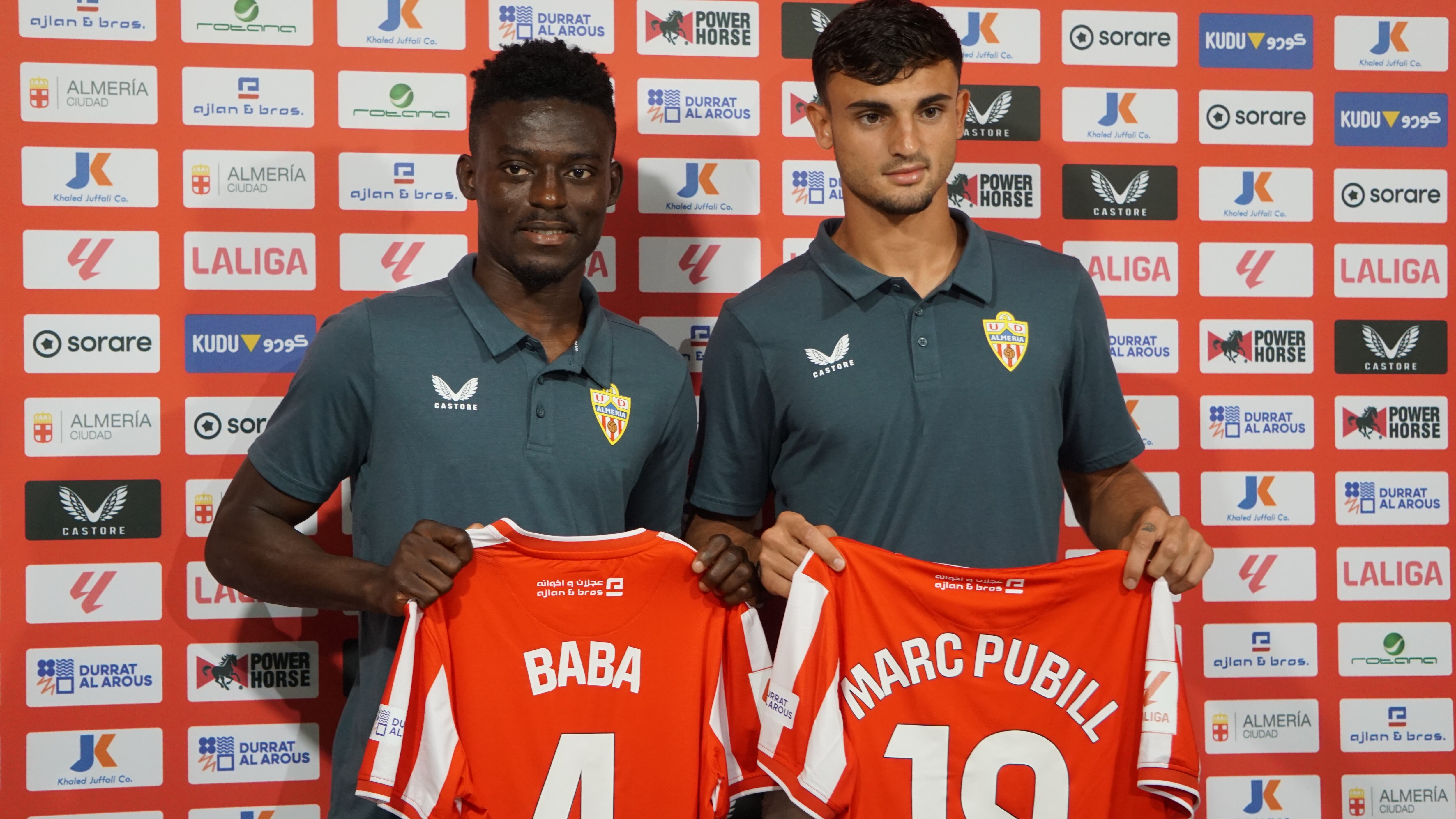 Baba y Pubill, en su presentación.