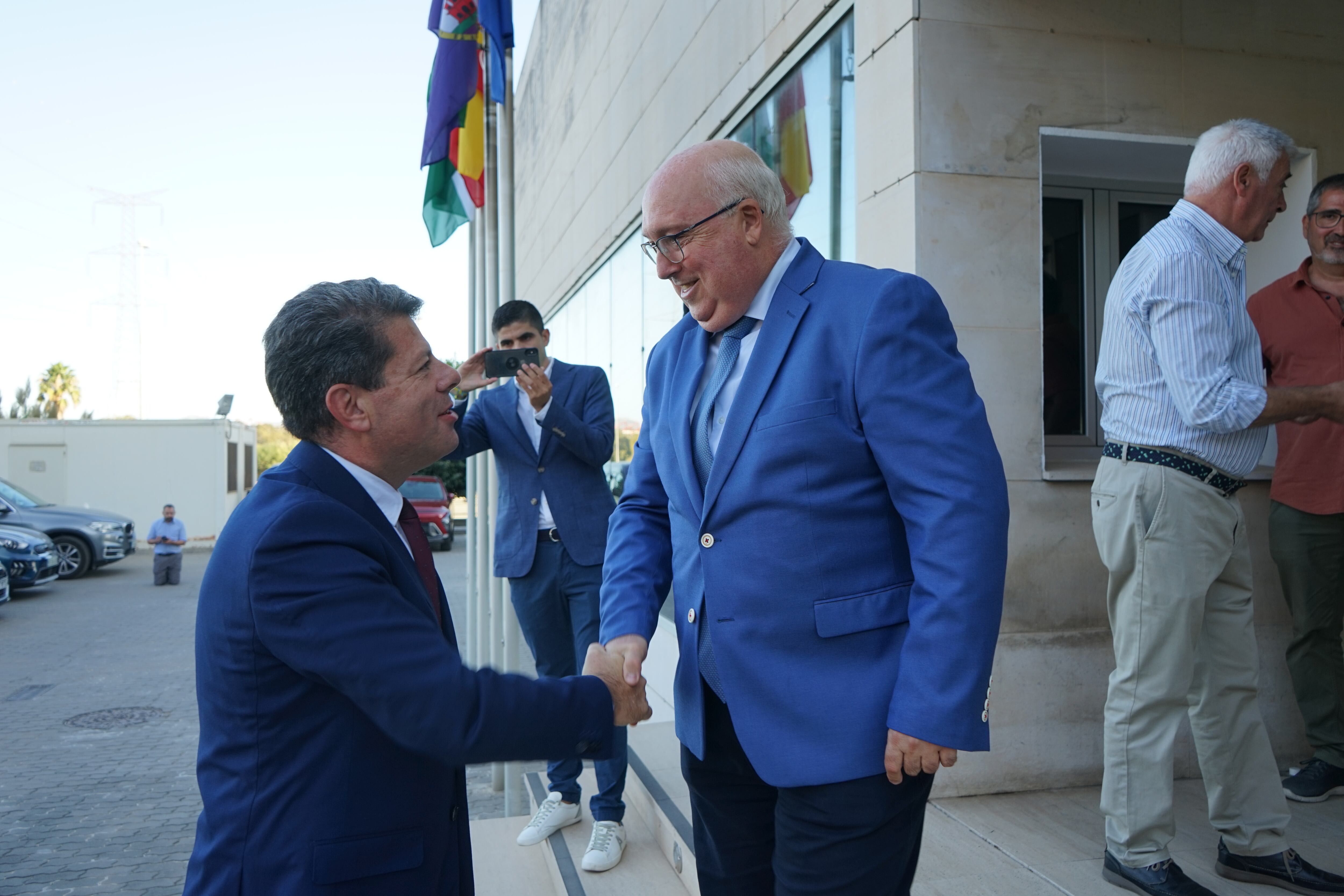 Fabian Picardo junto a Cándido Romaguera