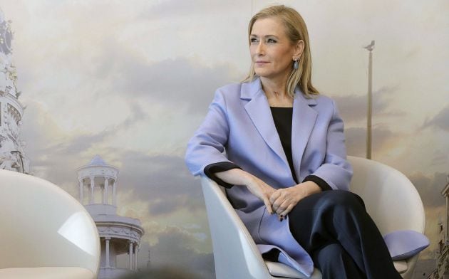 Fotografía facilitada por la Comunidad de Madrid de la presidenta regional, Cristina Cifuentes