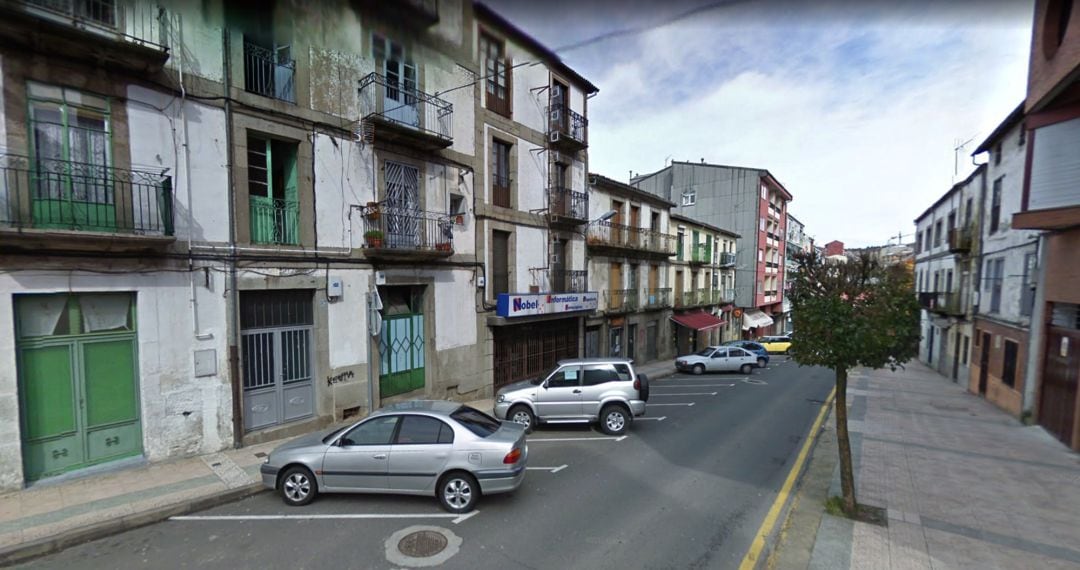 Aspecto de la Calle Libertad de Béjar, donde se produjo el altercado