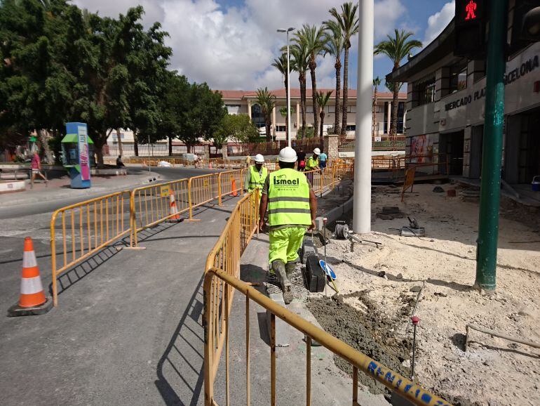 Obras del colector de Carrús