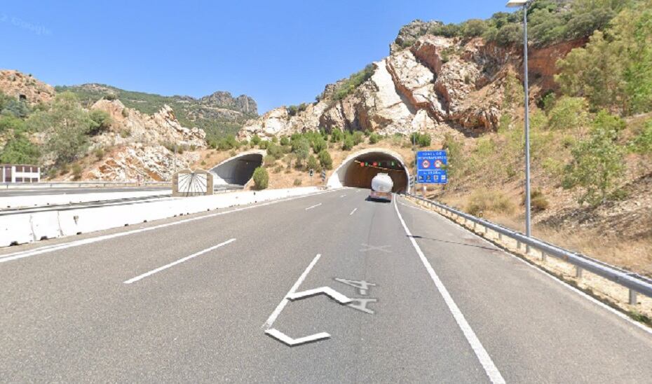 Punto donde ha tenido lugar el accidente.