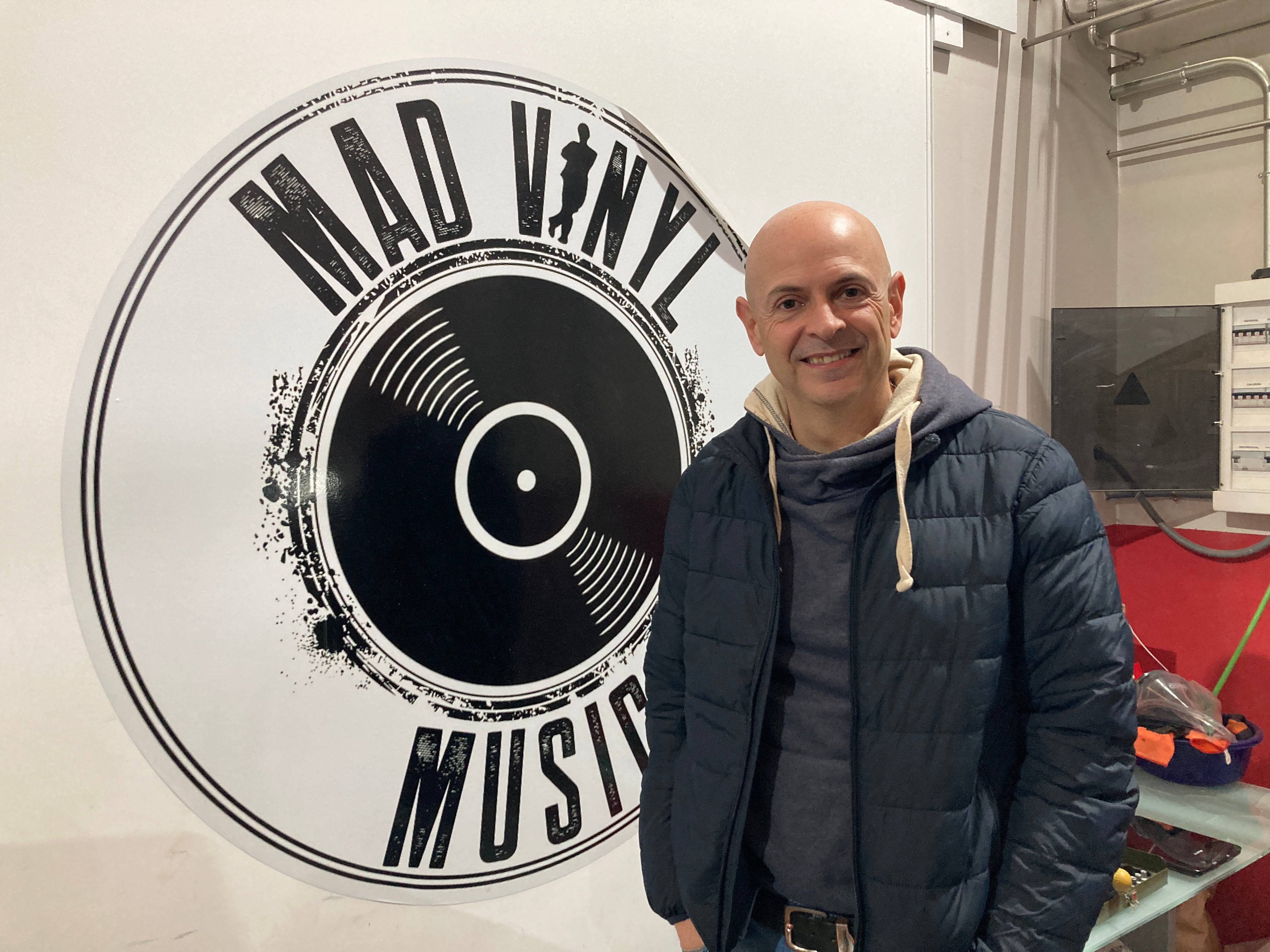 Eugenio Leal, uno de los socios fundadores de la fábrica de vinilos Mad Vinyl