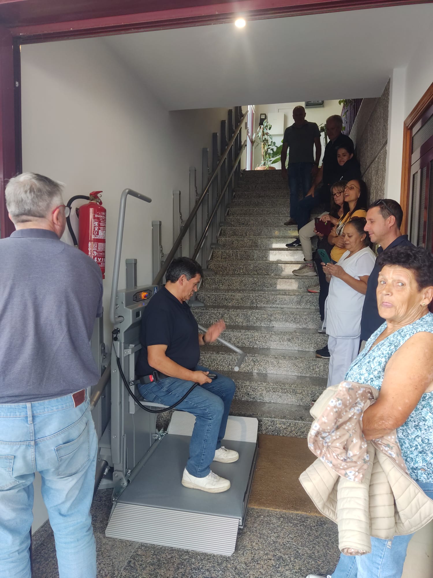 Salvaescaleras en Salceda de Caselas