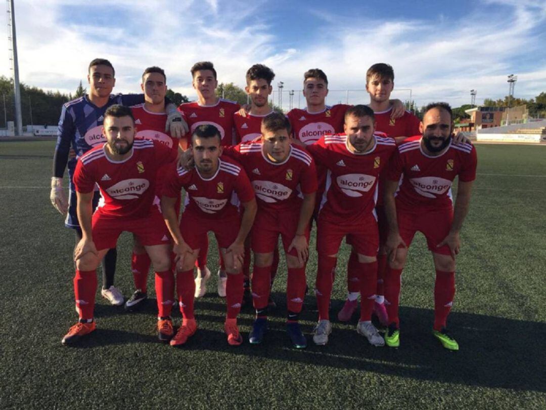 Equipo del Jódar CF que se impuso (0-5) en Úbeda