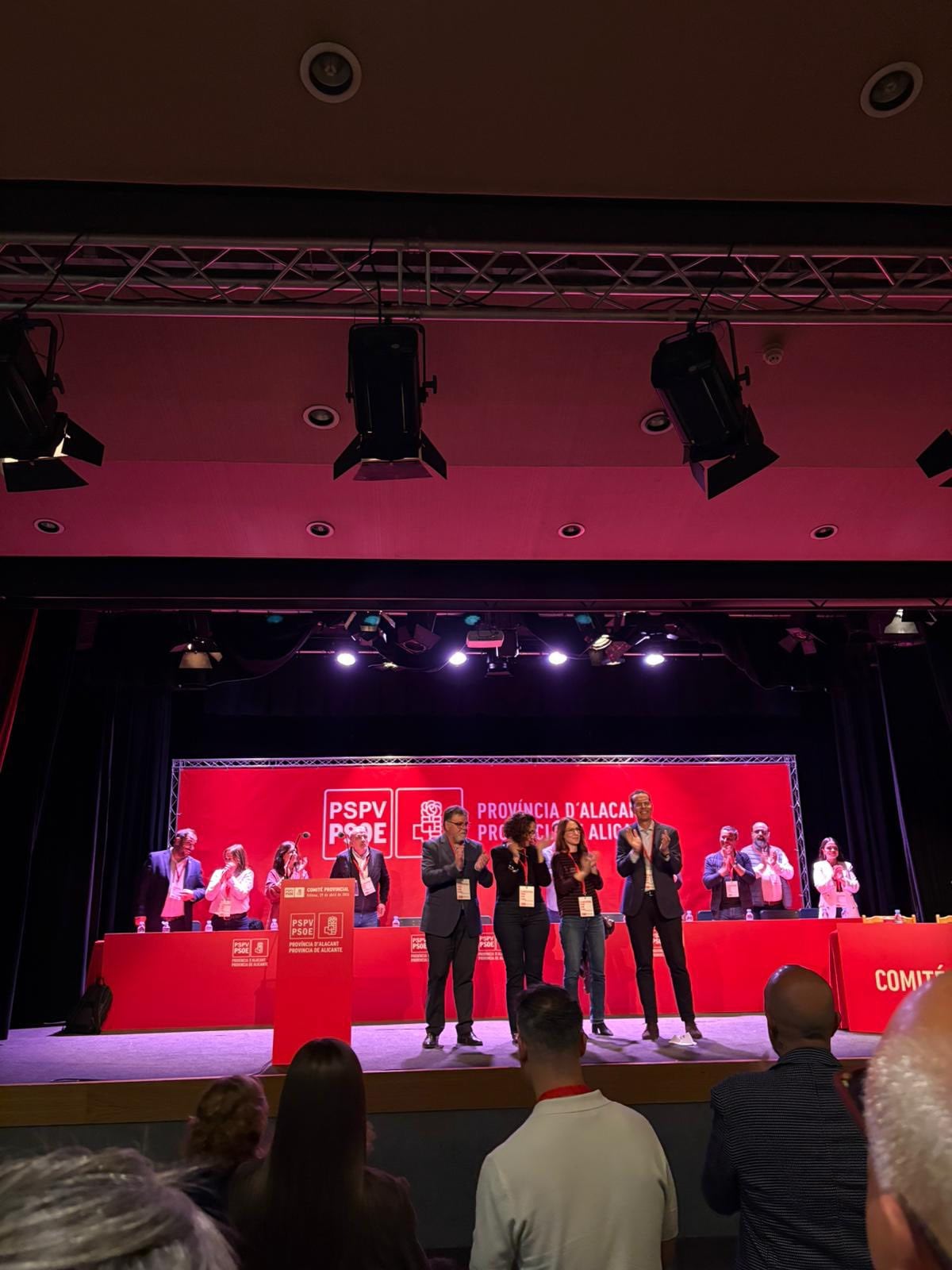 Comité provincial del PSOE en Villena
