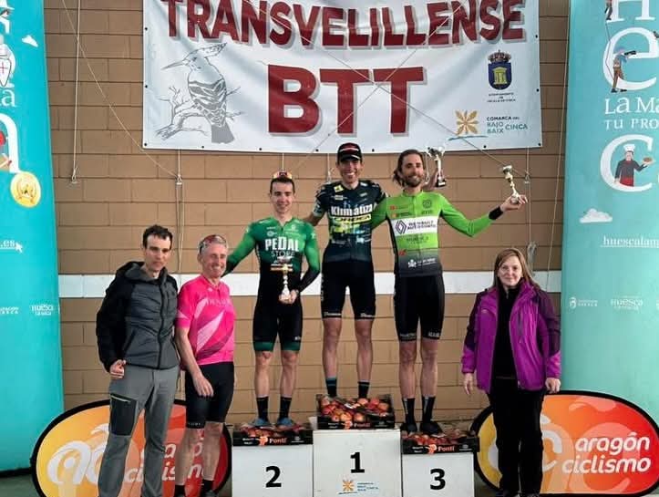Podio de la Trasvelillense de BTT