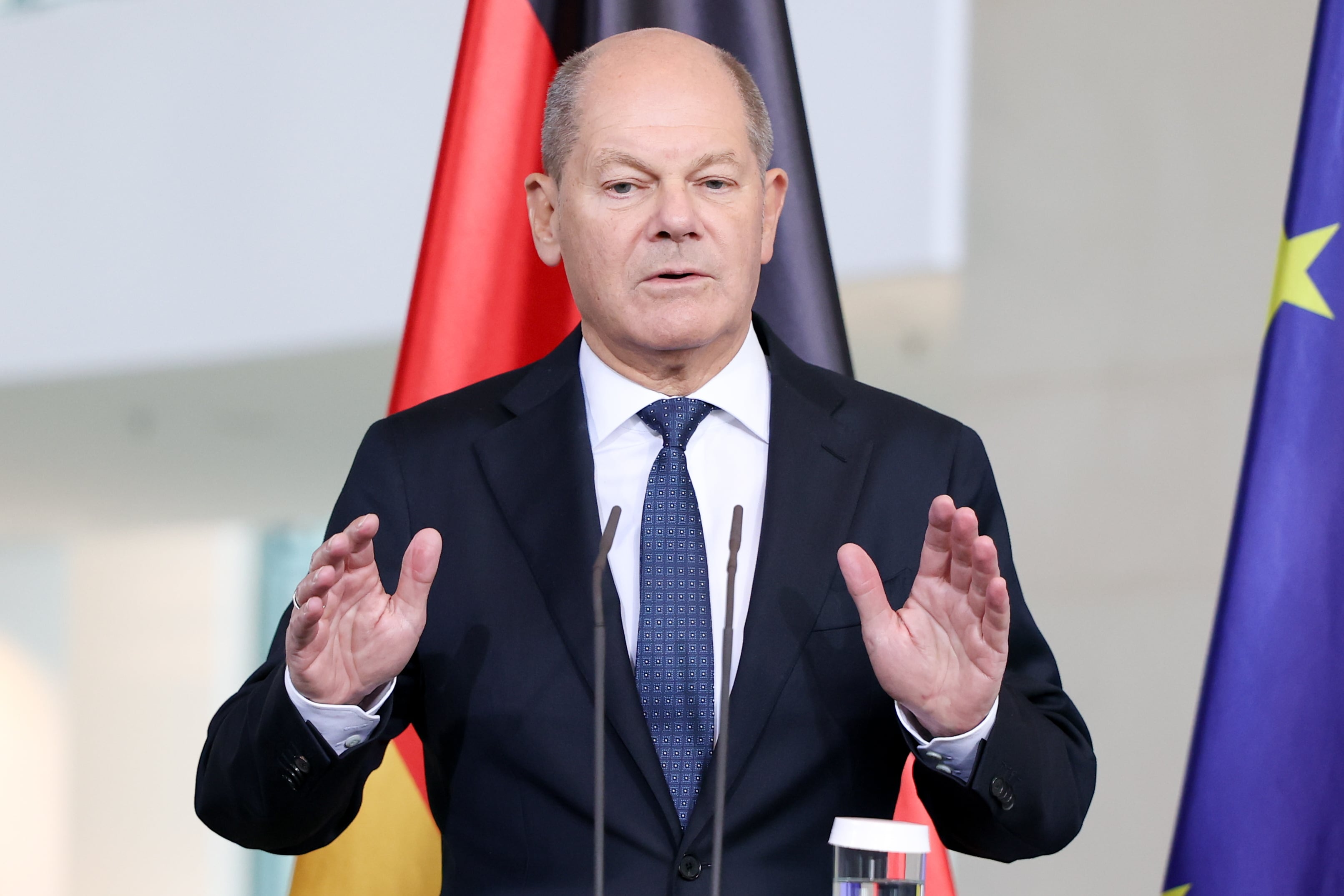 El canciller alemán, Olaf Scholz