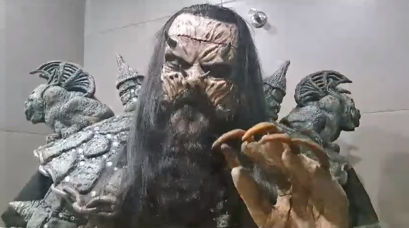 Mr. Lordi, en un vídeo en el que explica el motivo de la cancelación del concierto en Fuenlabrada