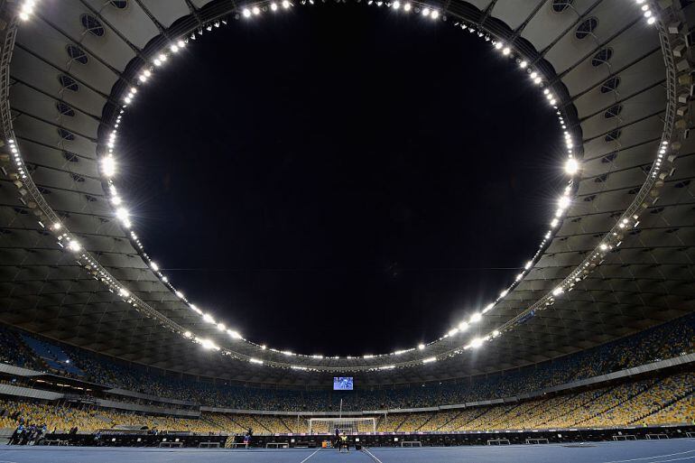 Imagen del Estadio Olímpico de Kiev.