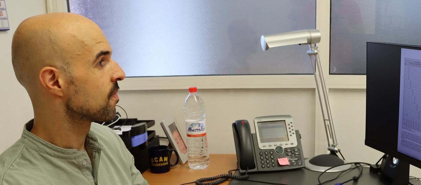 Carlos Valls, investigador y profesor del Grado en Psicología de la Universidad Católica San Antonio de Murcia (UCAM).