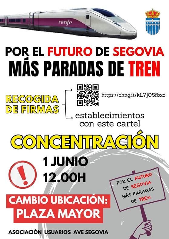 Cartel de la protesta