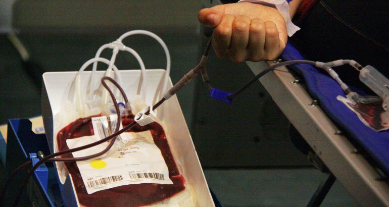 Una donació de sang.