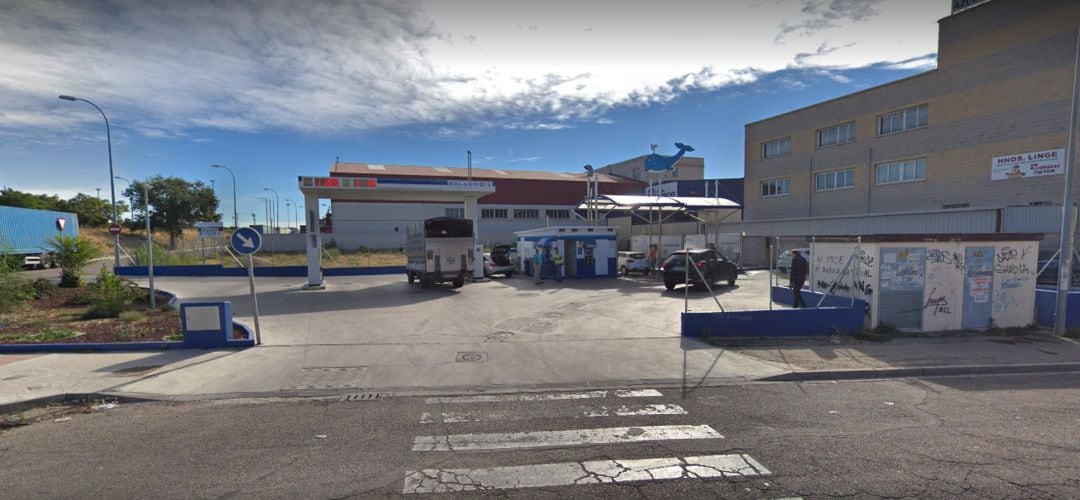 Una gasolinera Ballenoil en Getafe