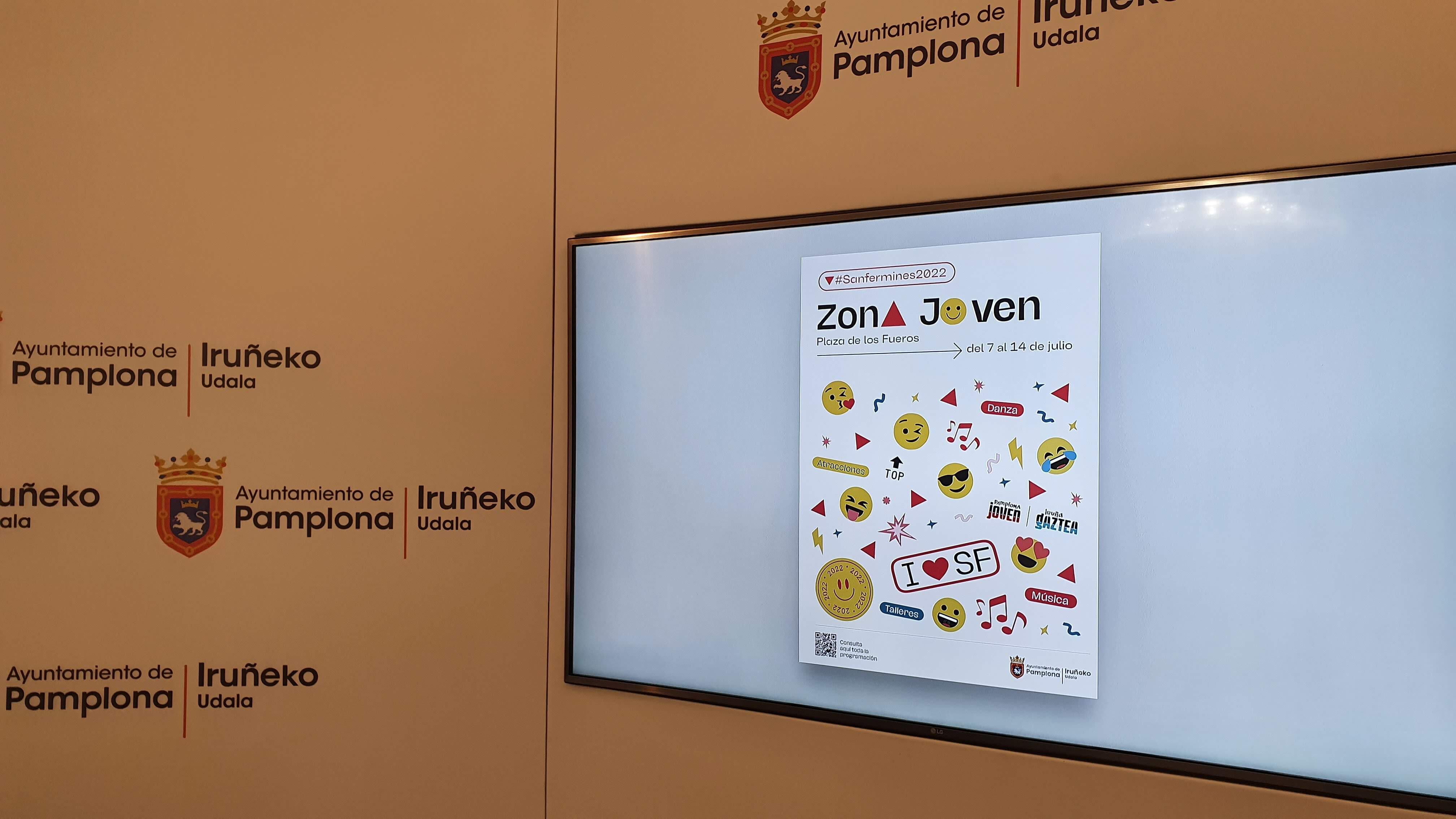 Presentación de la Zona Joven de sanfermines