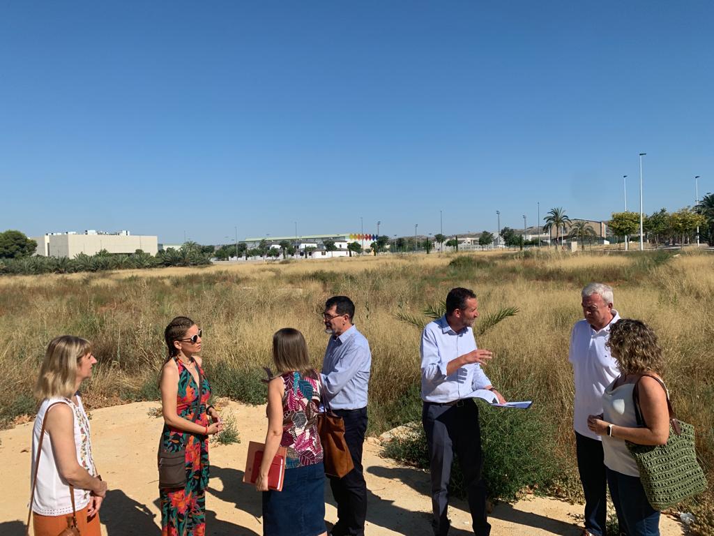 Parcela del nuevo cosnervatorio de Elche