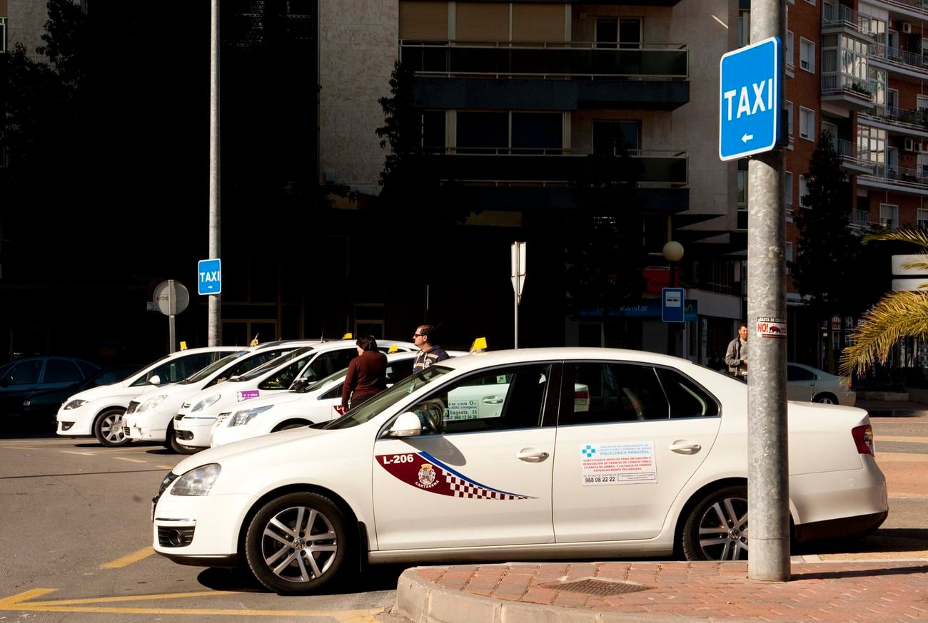 Parada de Taxi de la plaza de España