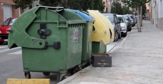 Contenidors de la brossa a Terrassa