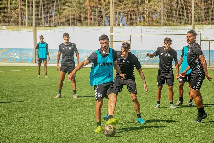 Un entreno de la Balona