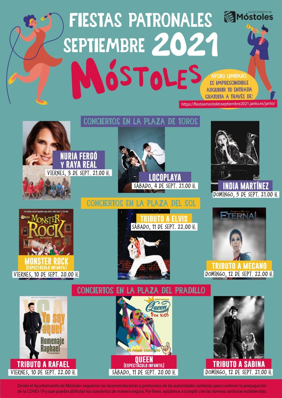 Cartel de las fiestas de Móstoles