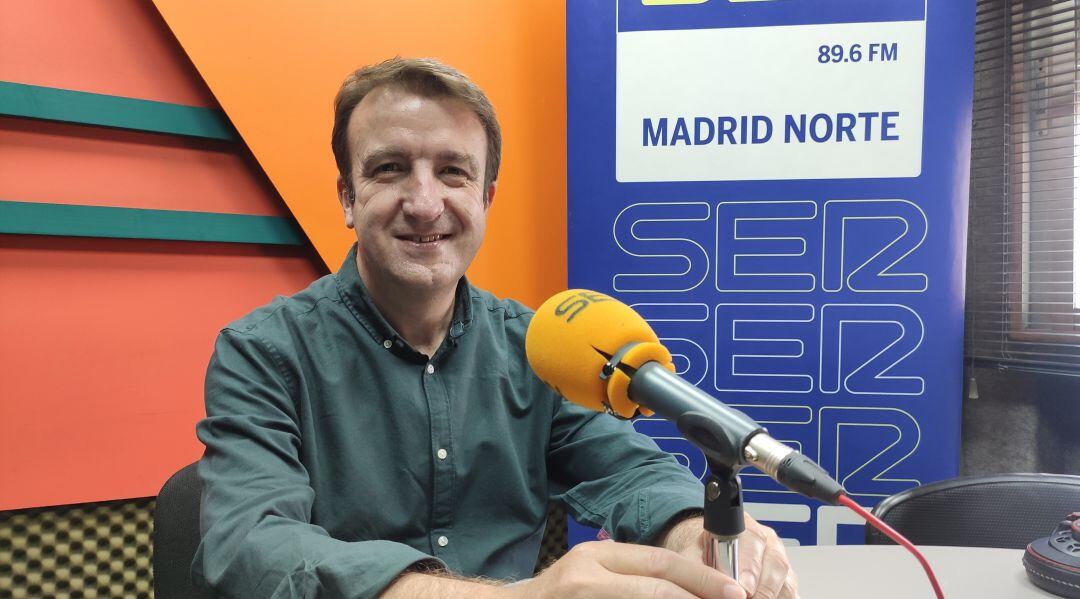 El alcalde de Tres Cantos, Jesús Moreno en los estudios de SER Madrid Norte