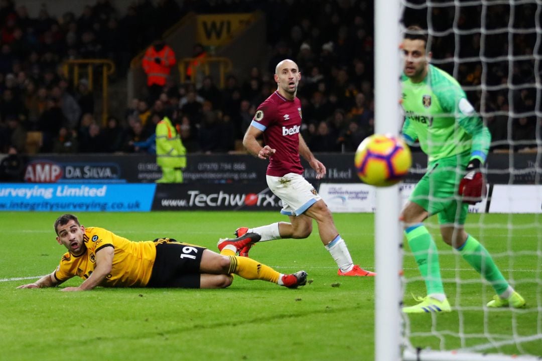 Jonny Otto, en un partido con el Wolverhampton Wanderers esta temporada.