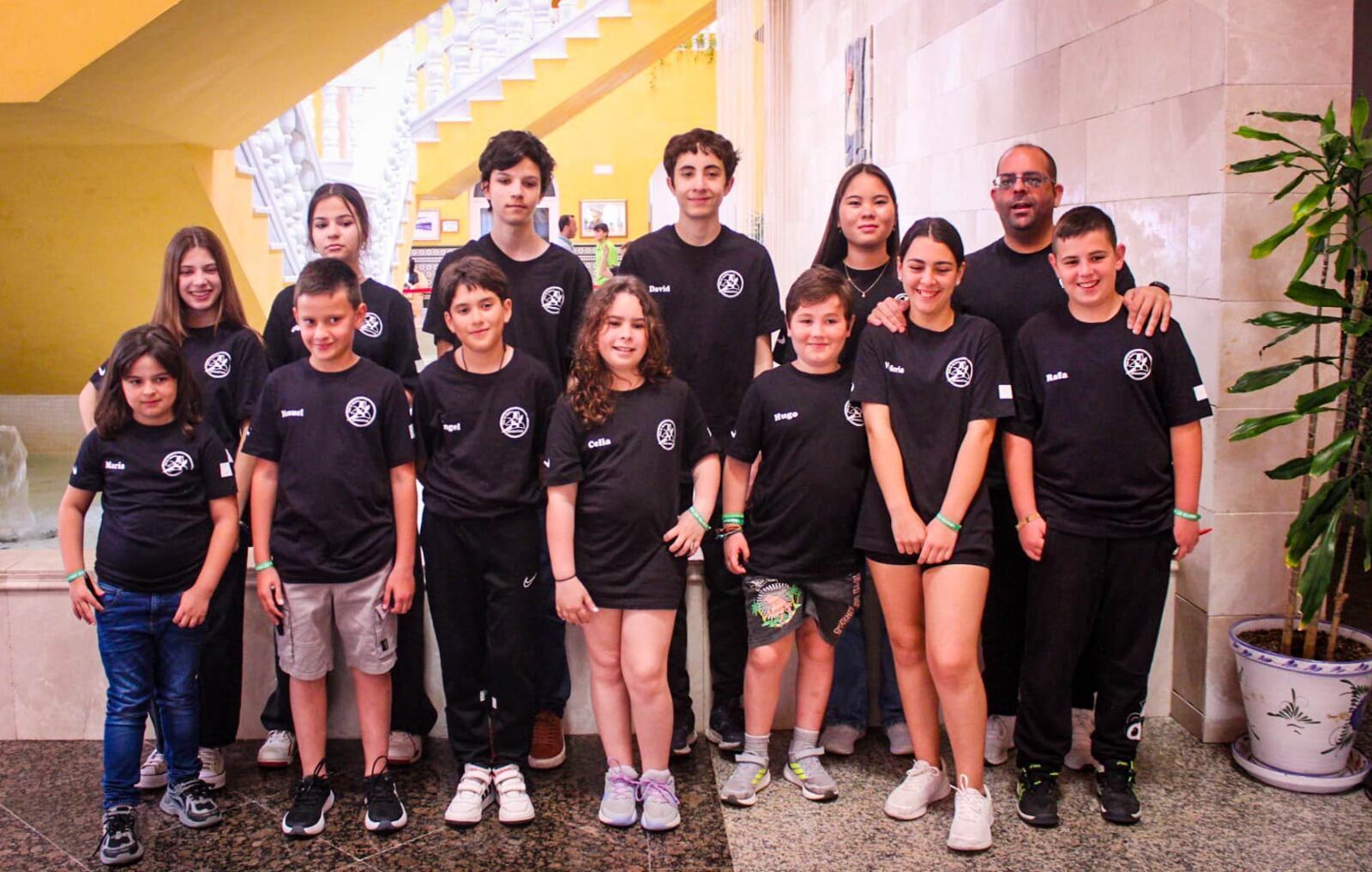 Componentes del Club Ajedrez Roquetas que han completado un torneo brillante en las diferentes categorías a nivel andaluz.