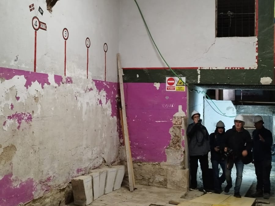 Obras en el Palacio de Marqués de Rozalejo