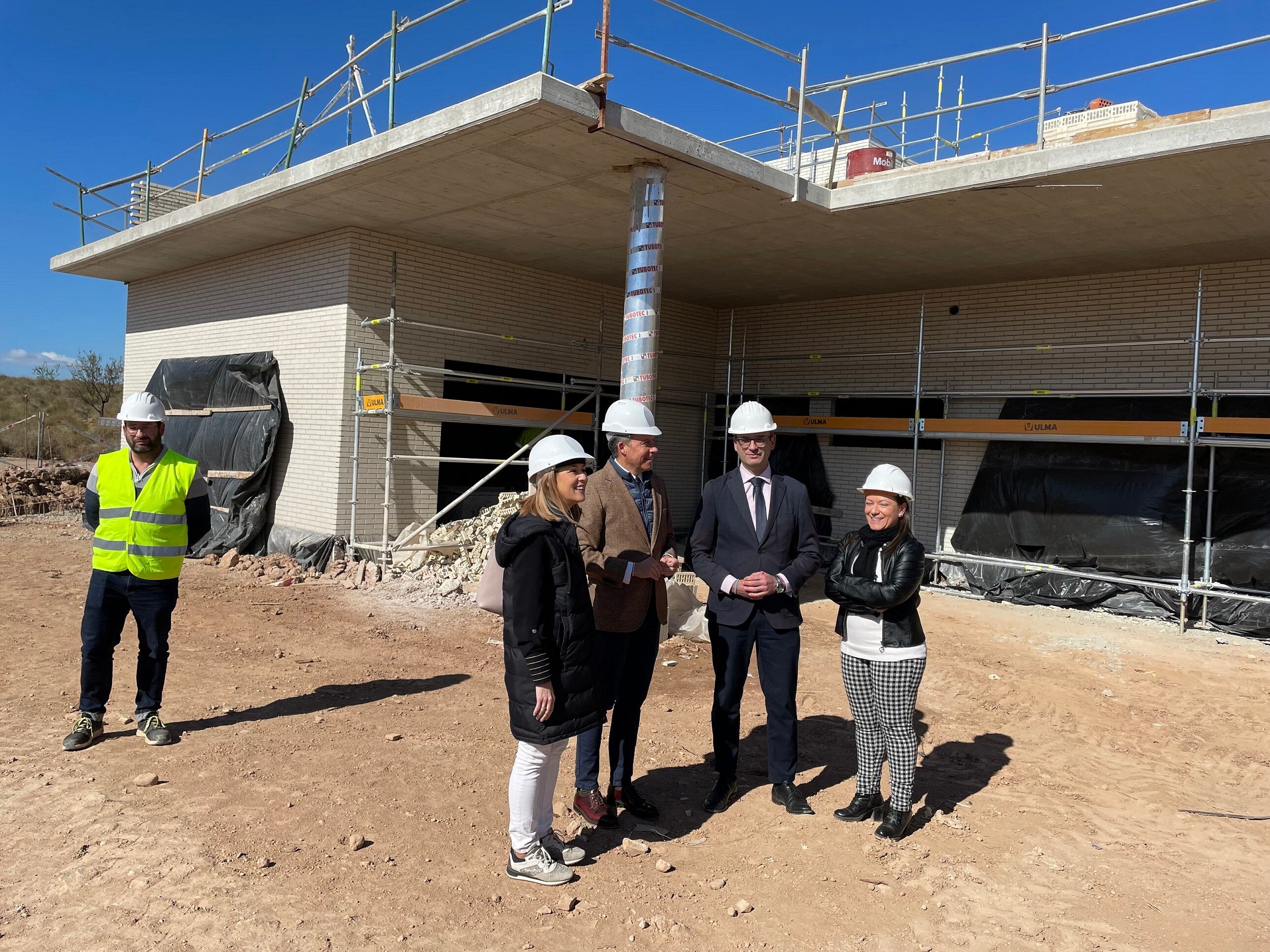 Visita a las obras del CEIP de Almendricos de Lorca