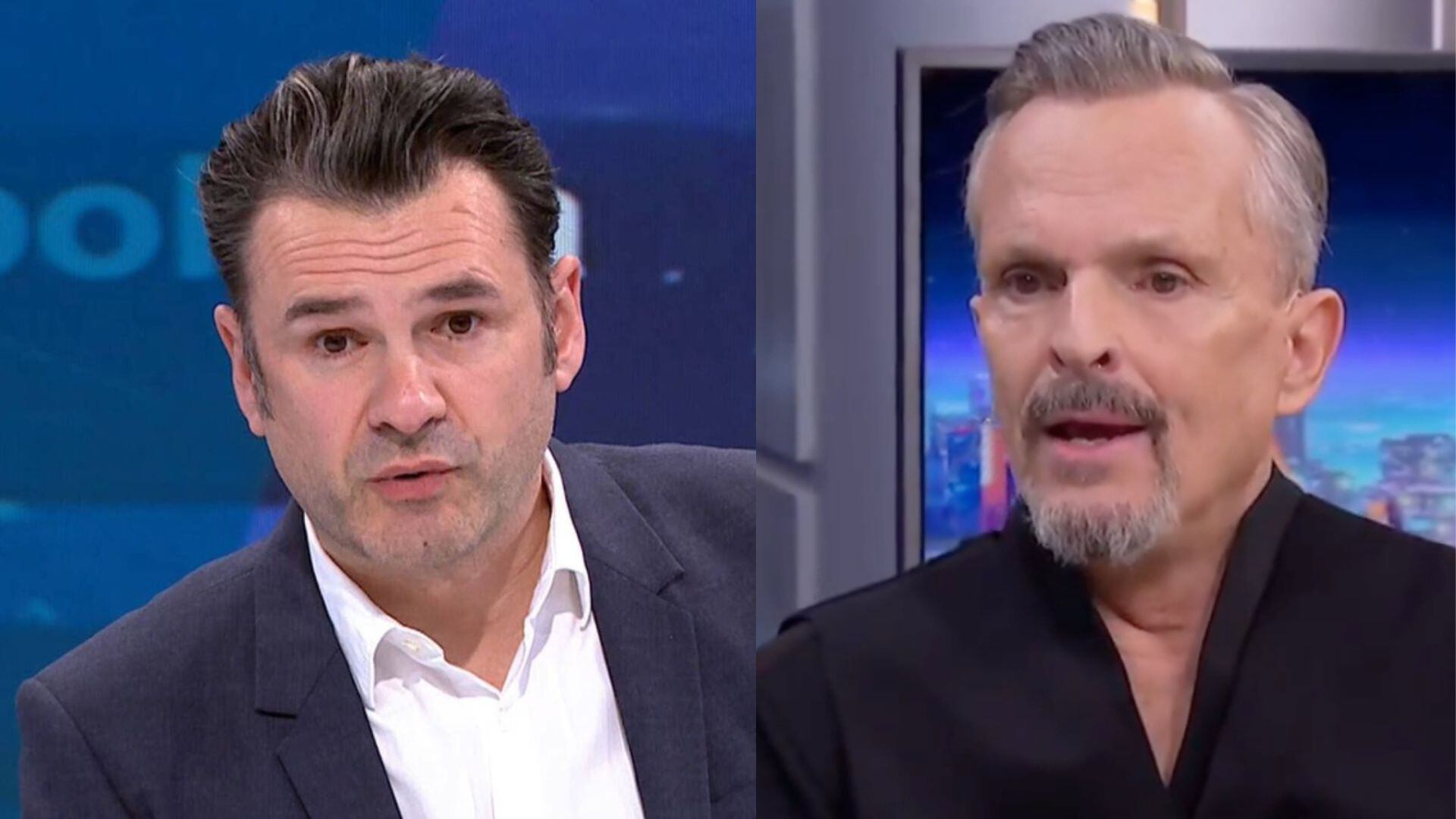 Iñaki López y Miguel Bosé