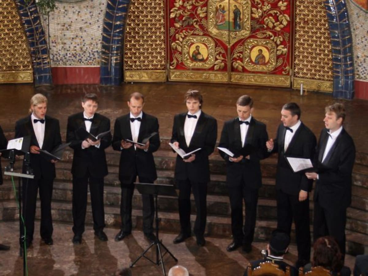 Concierto del coro Blagovest de Bielorrusia en la Iglesia de la Marina