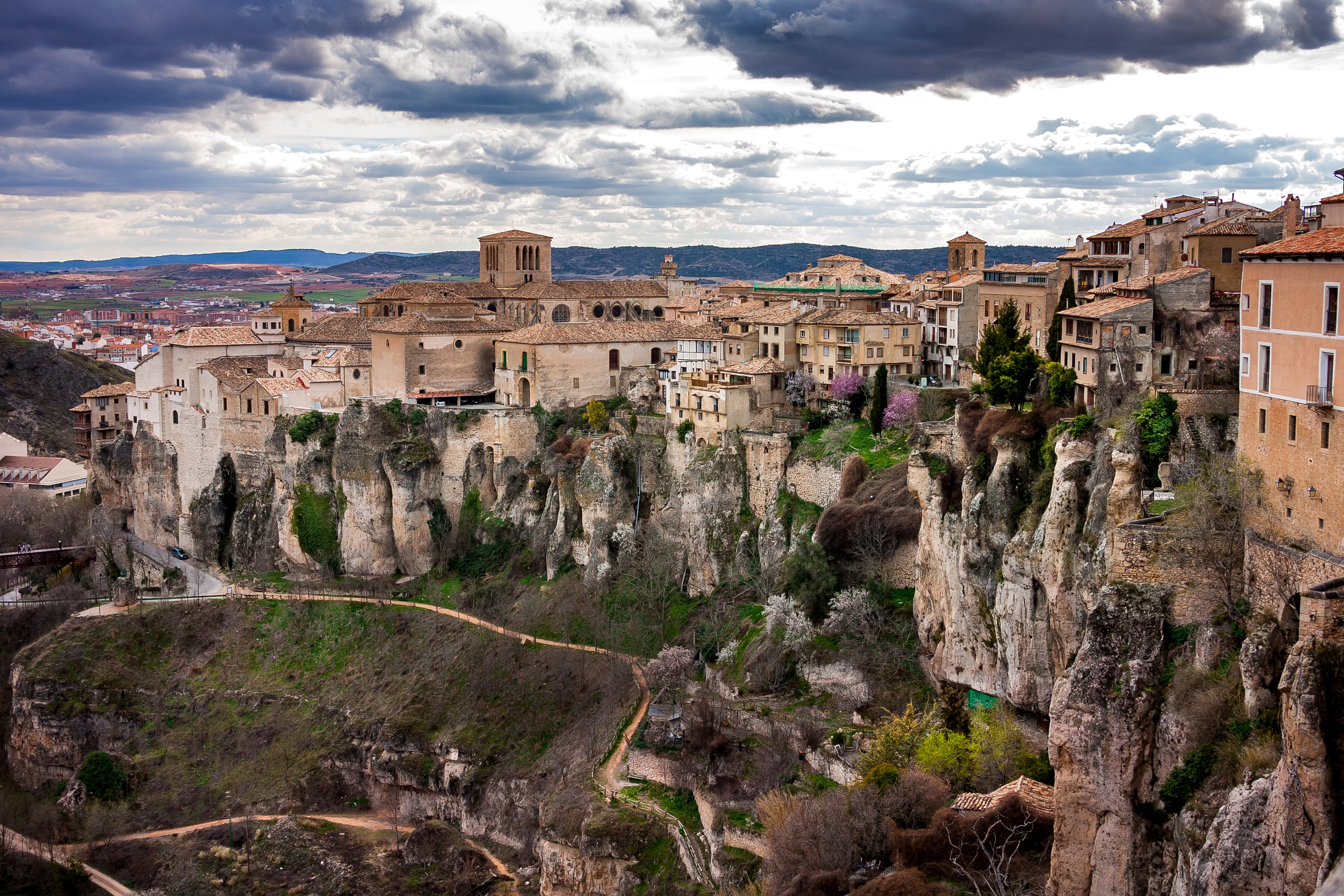 Vista panorámica de Cuenca, ciudad Patrimonio de la Humanidad.