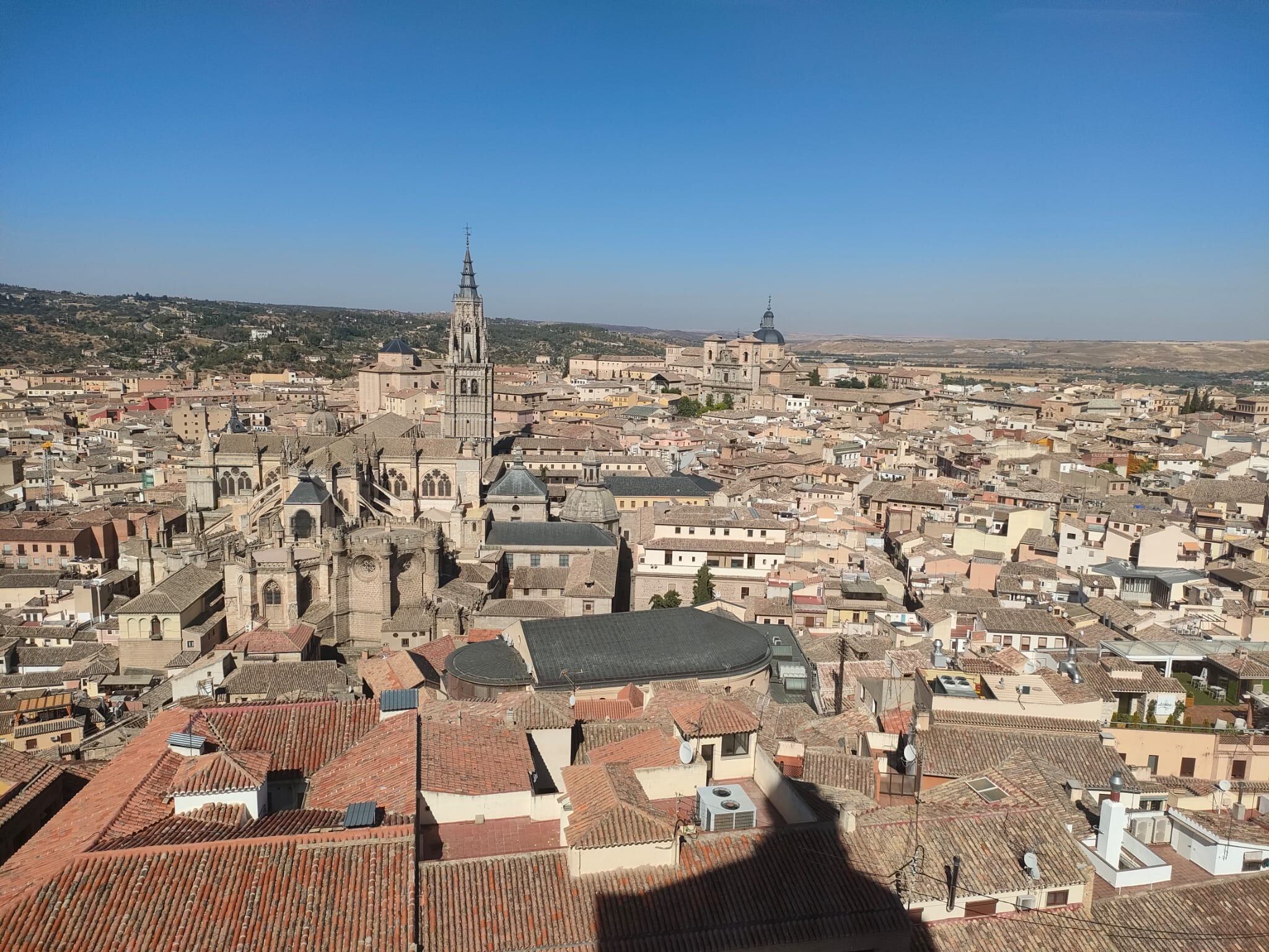 Panorámica de Toledo desde la Biblioteca de Castilla-La Mancha