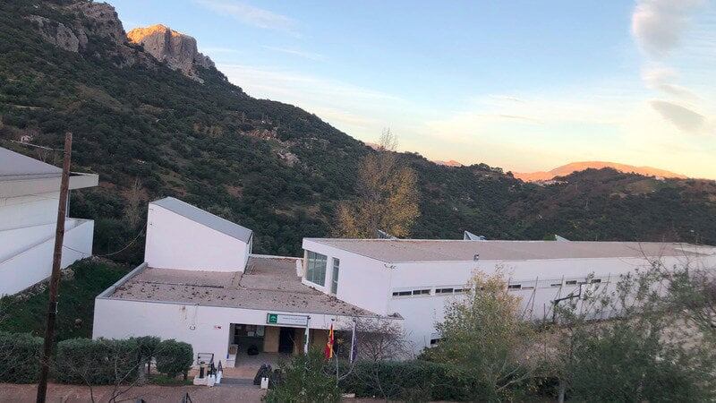 Instalaciones del IES Valle del Genal, en plena Serranía de Ronda