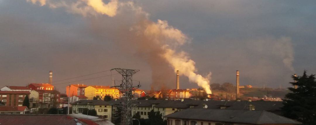 Factoría de Arcelor en Avilés