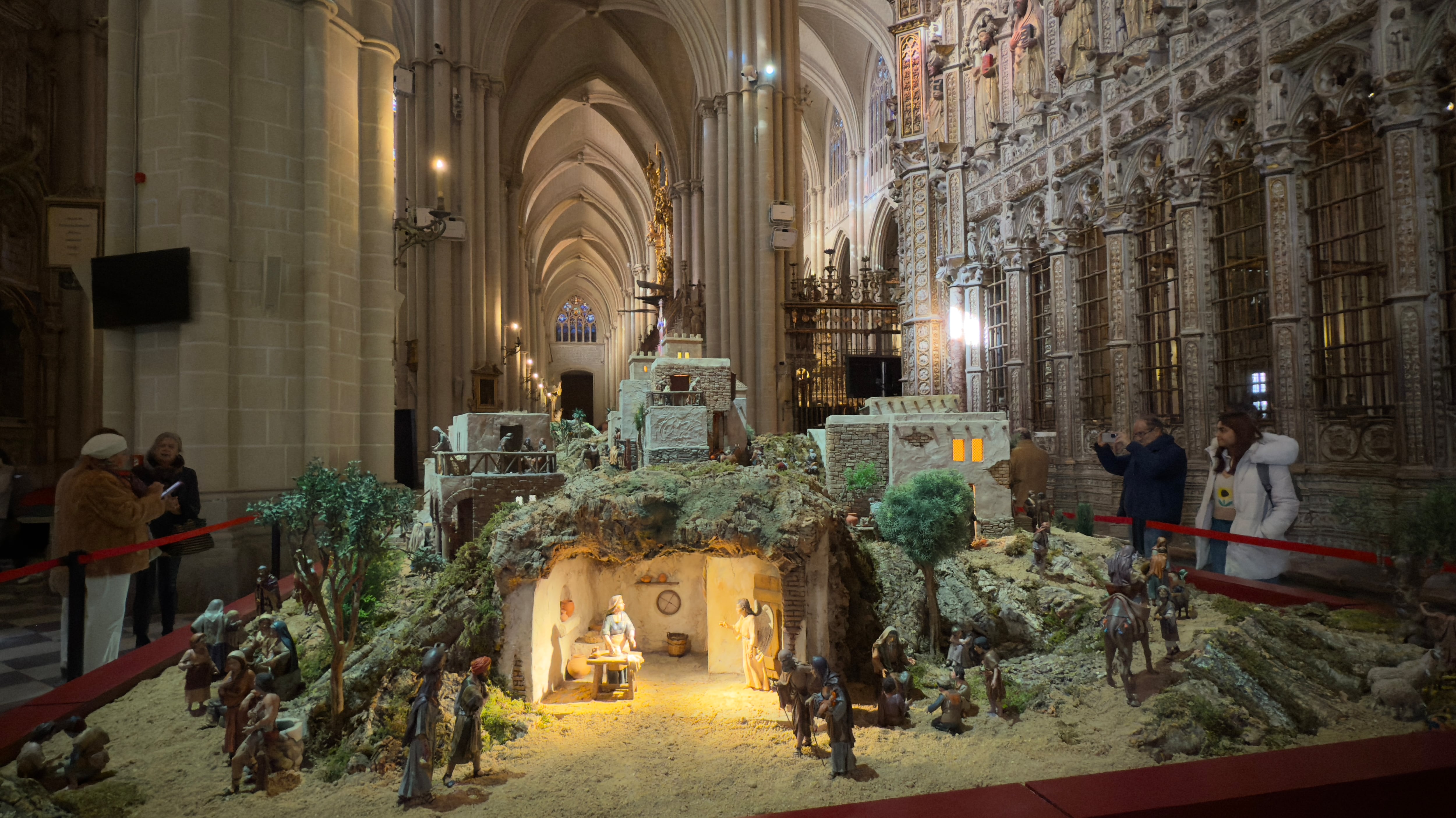 Imagen del belén de la Catedral en las Navidades 2024-2025