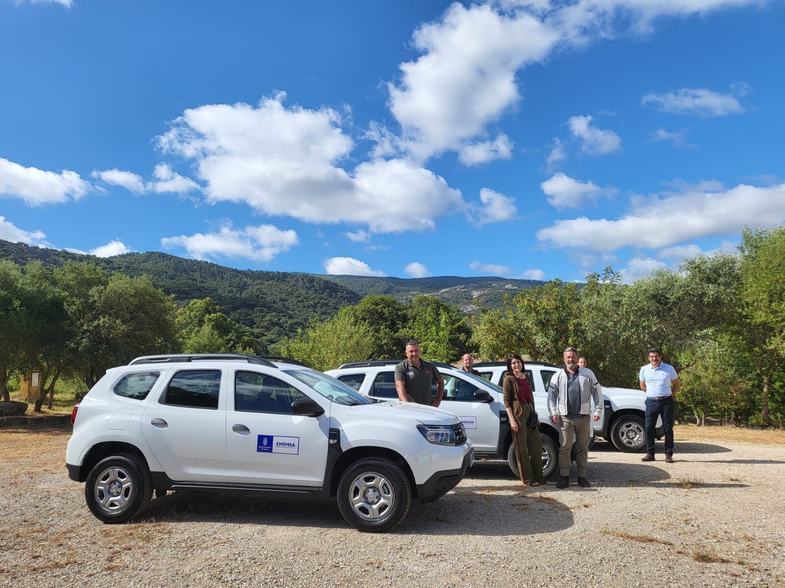 Los nuevos vehículos ya trabajan sobre el terreno