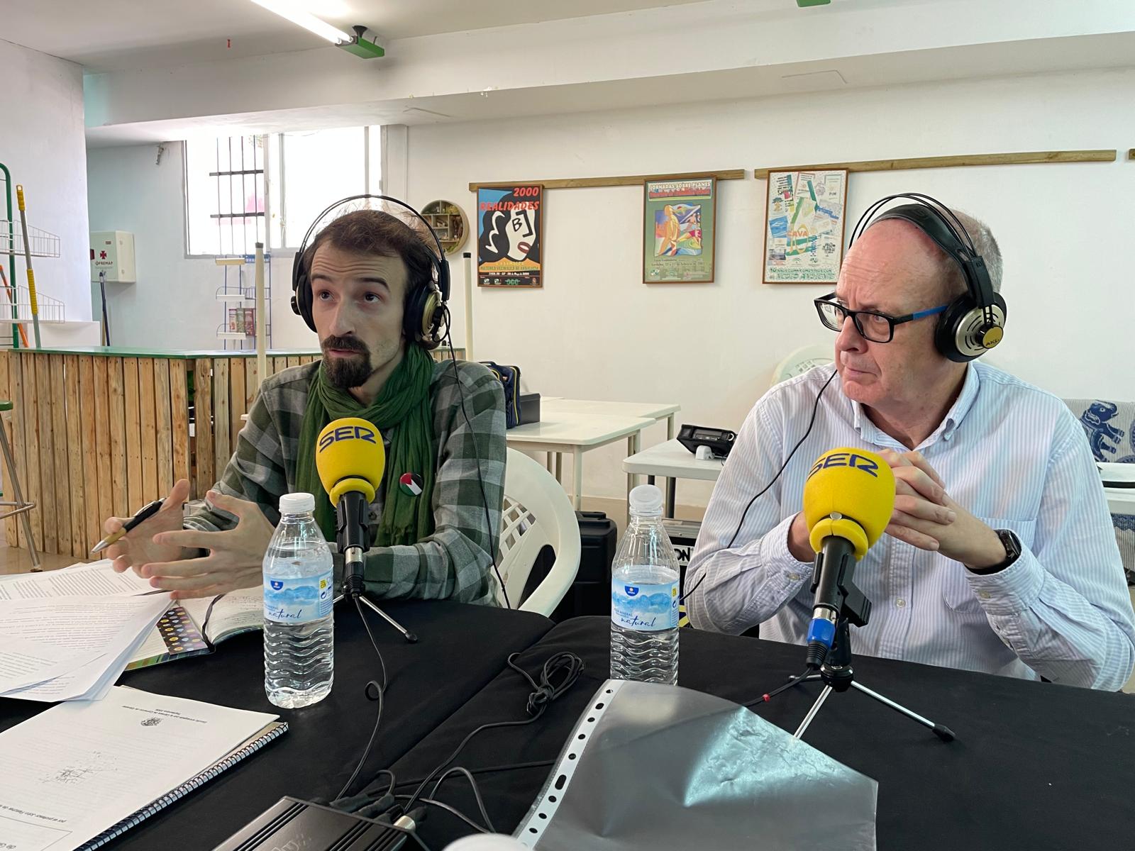 El presidente de la FLAVI, Alfonso Torres y el director General del Campus Bahía de Algeciras de la UCA, Jesús Verdú.