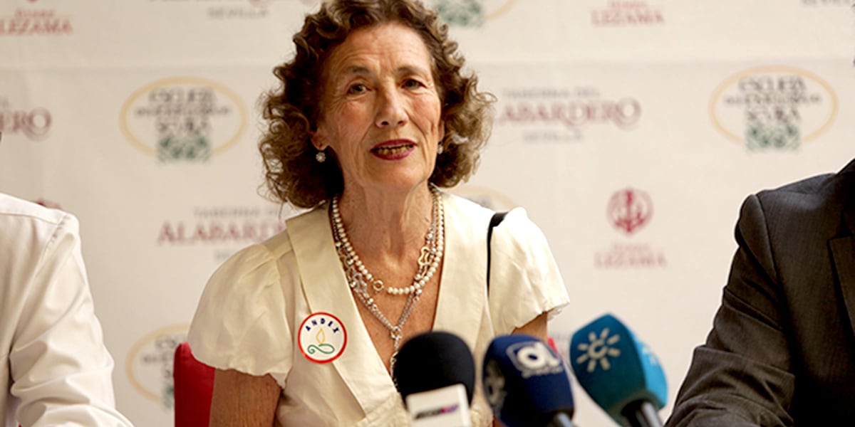 Maria Luisa Guardiola, en una imagen de archivo, en la presentación de un evento solidario de Andex