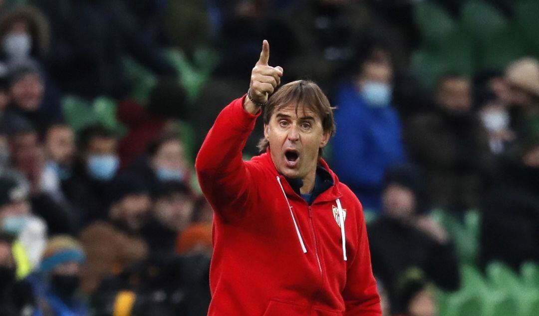 Julen Lopetegui, en el transcurso del partido frente al Krasnodar.