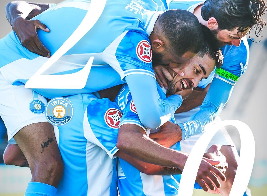 Celebración de uno de los goles