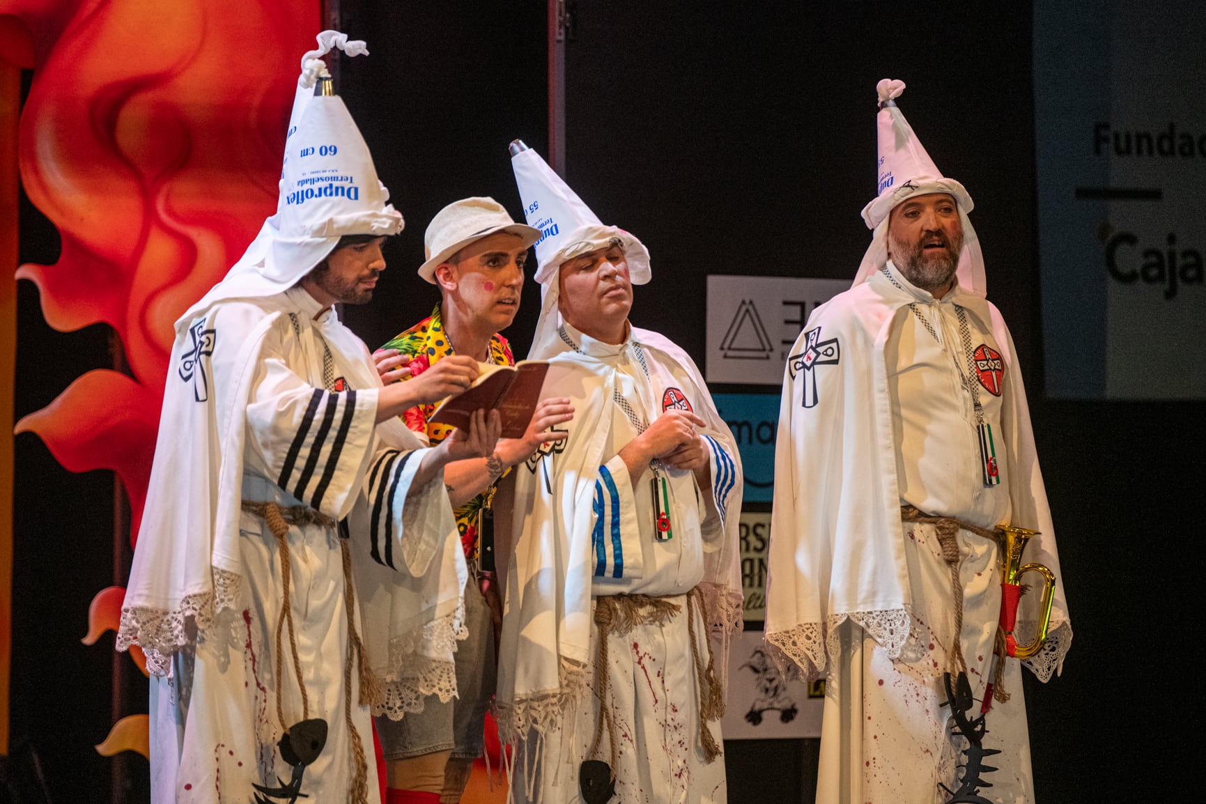 Cuarteto &#039;Ku Klux Klan Klan&#039;. Foto: Ayuntamiento de Cádiz.