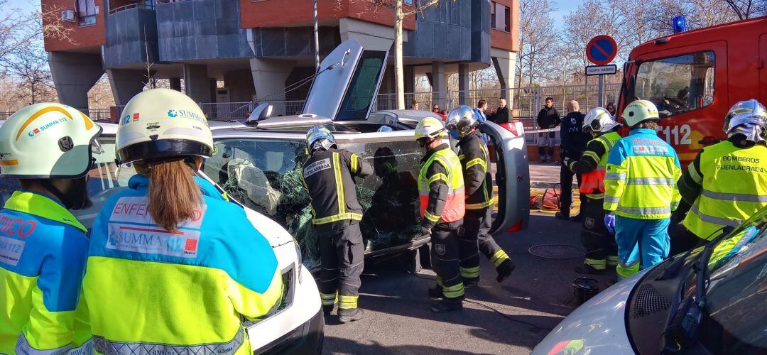 El accidente se ha saldado con dos heridos, uno de ellos con pronóstico reservado.