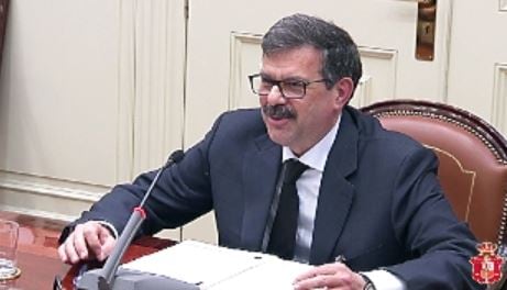 Santiago Serena, quien fuera presidente de la Audiencia Provincial de Huesca