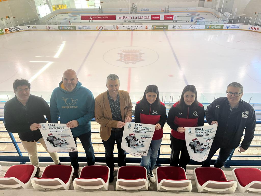 Jaca acogerá del 8 al 14 de enero de 2024 el Mundial Femenino de Hockey Hielo U18 División I Grupo B