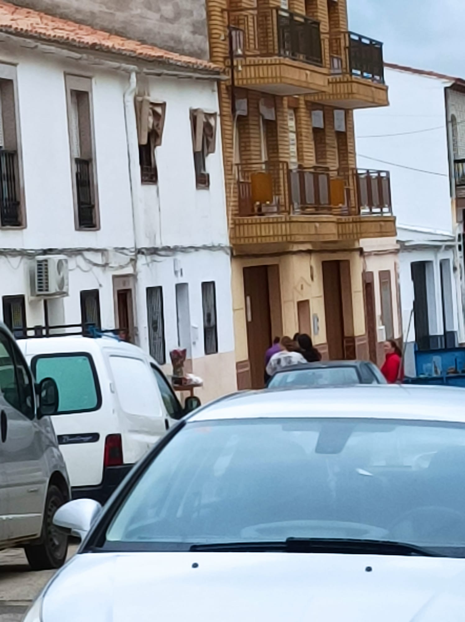 Vivienda afectada por el incendio en la calle Ciudad Real