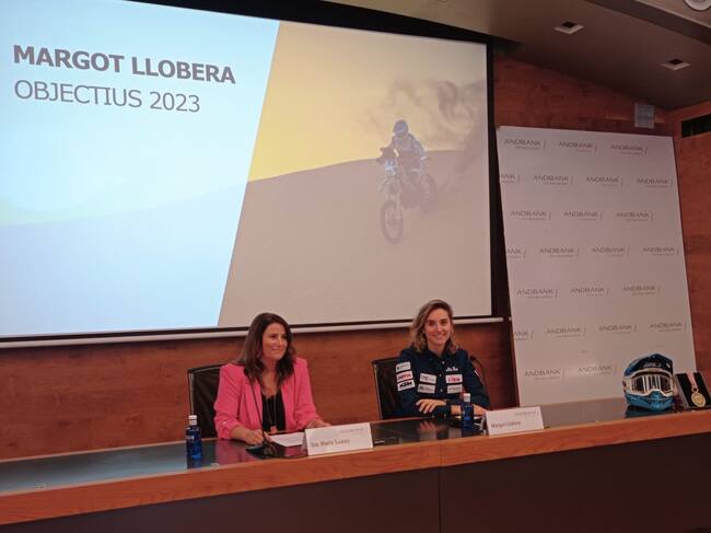 La pilot Margot Llobera renuncia a participar en moto al Dakar, però no descarta fer-ho com a copilot