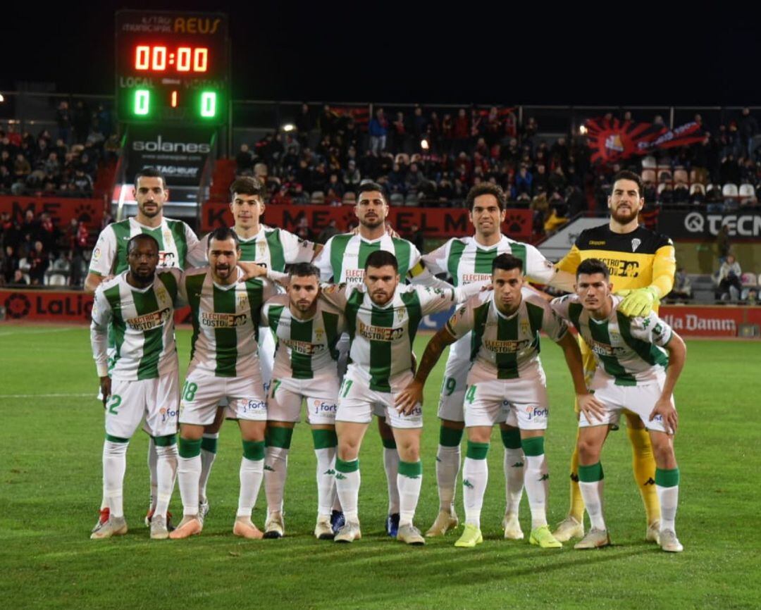 Alineación del Córdoba en Reus